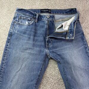 Abercrombie & Fitch Jeans Mens 32 Light Wash Denim 90's Slim Straight 32X33